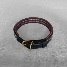 Charger l&#39;image dans la galerie, Collier noir et marron pour chien
