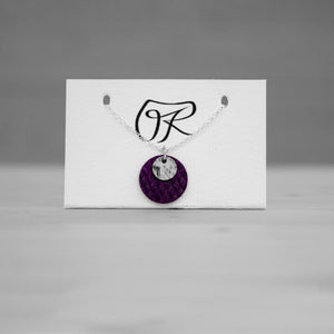 Pendentif violet