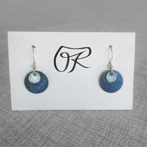 Boucles d'oreilles bleues